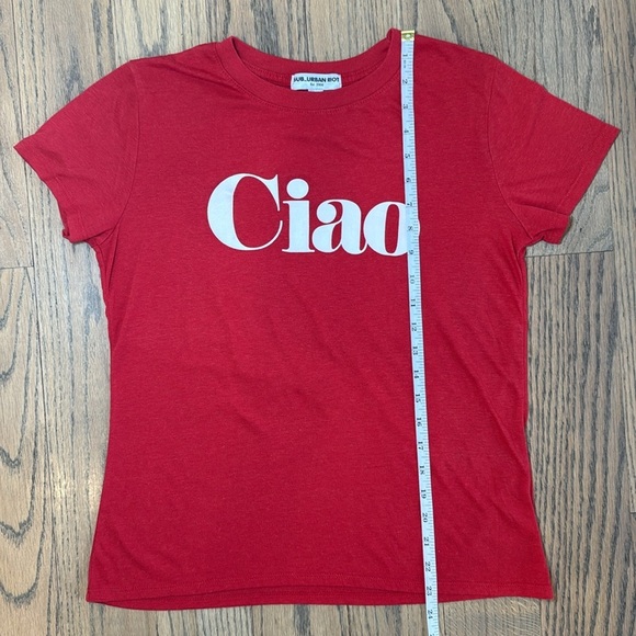 Sub_Urban Riot Ciao Red Crew Neck Short Sleeve Graphic Tee Size Small - Picture 3 of 9